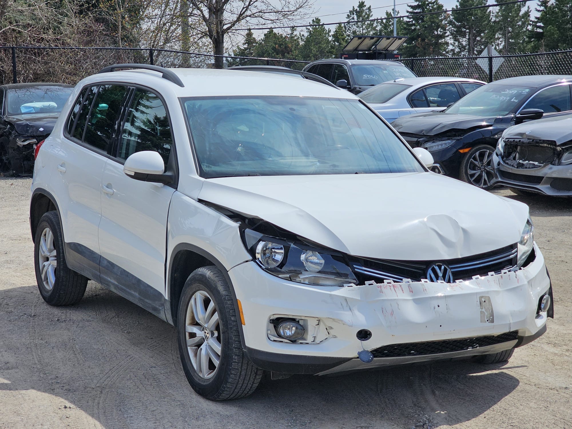 2014 Volkswagen Tiguan.                    $3,500