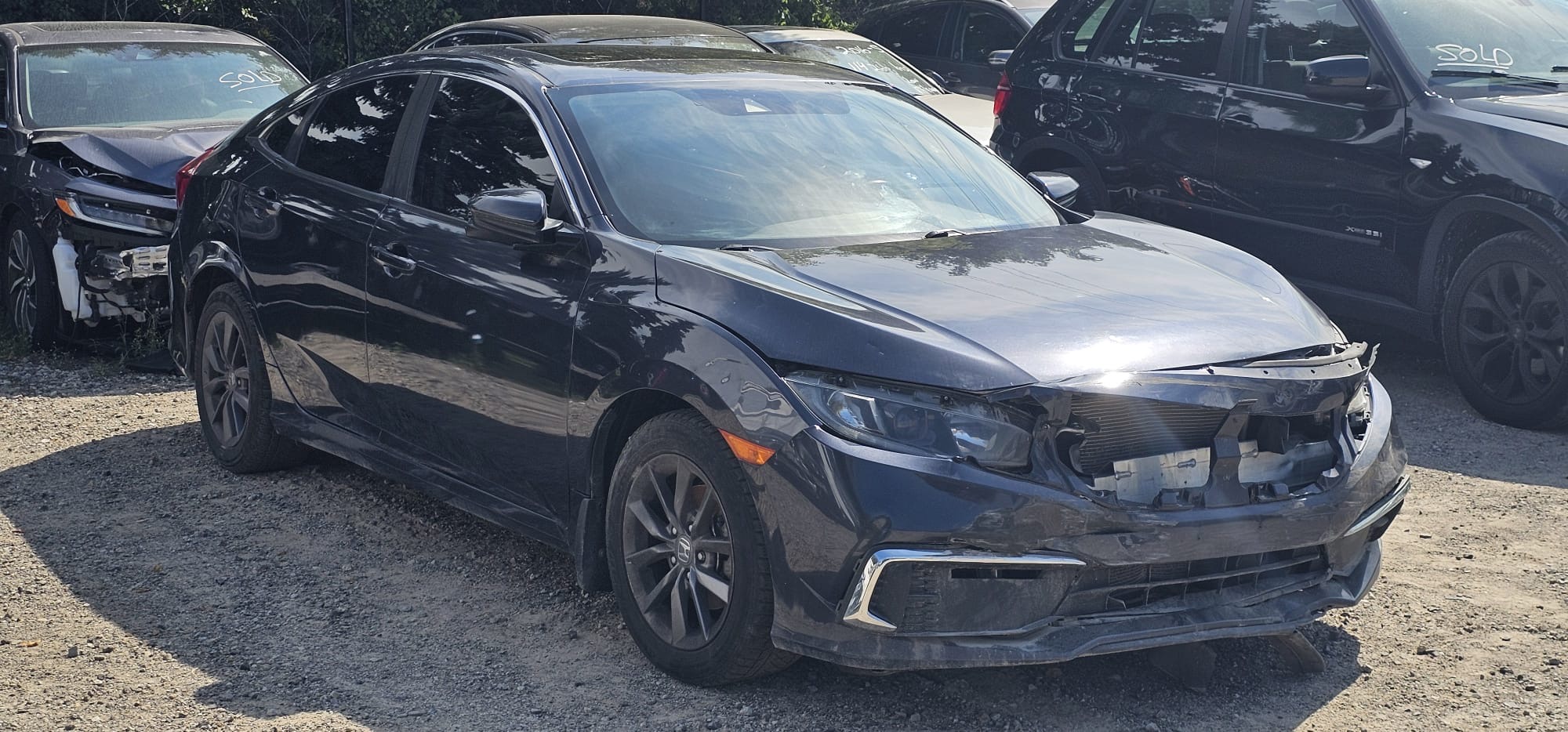 2020 Honda Civic EX                        $7,200