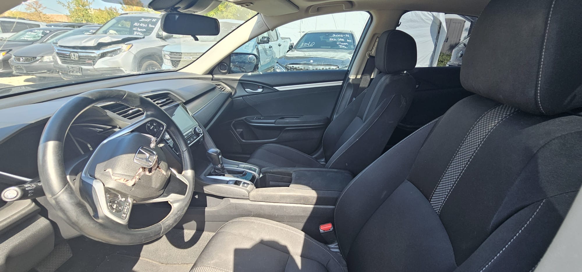 2020 Honda Civic EX                        $7,200