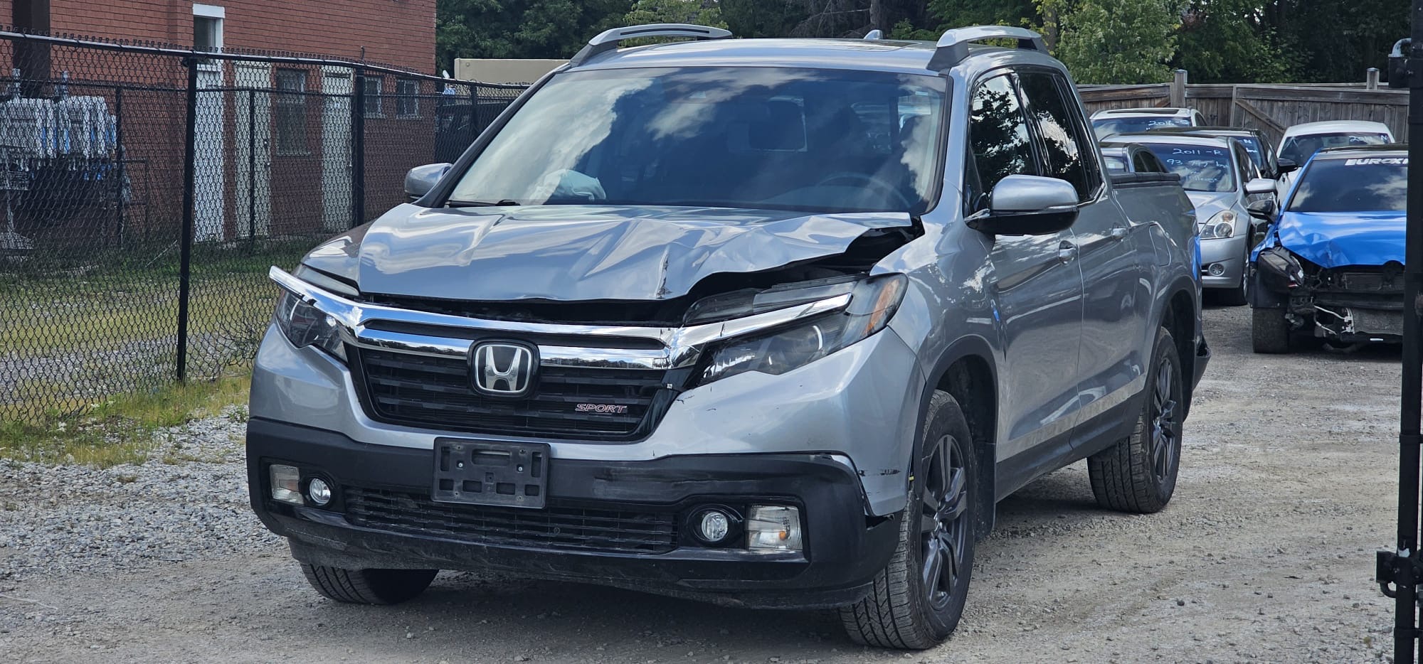 2017 Honda Ridgeline.                     $10,500
