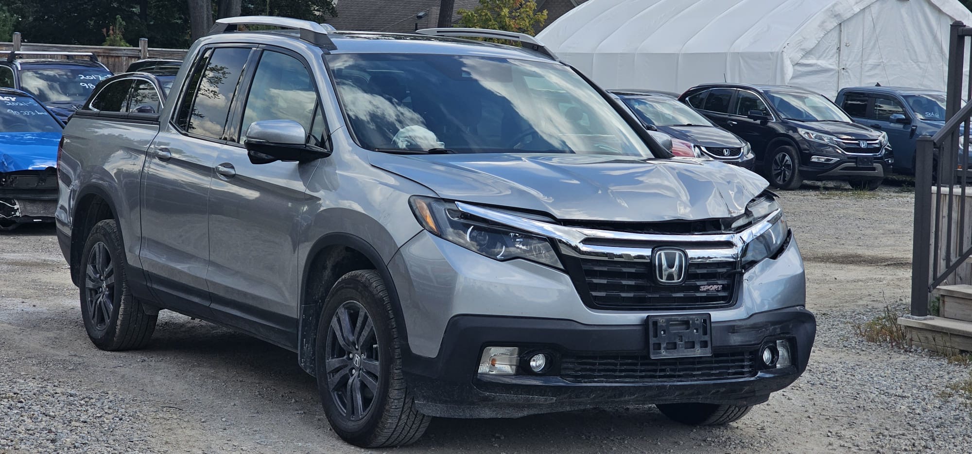 2017 Honda Ridgeline.                     $10,500