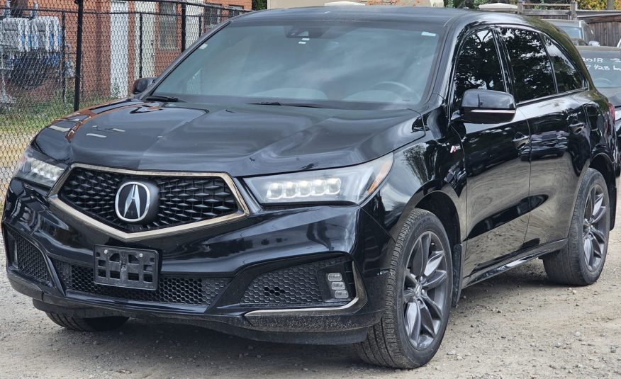 2019 Acura MDX A Spec                      $13,900