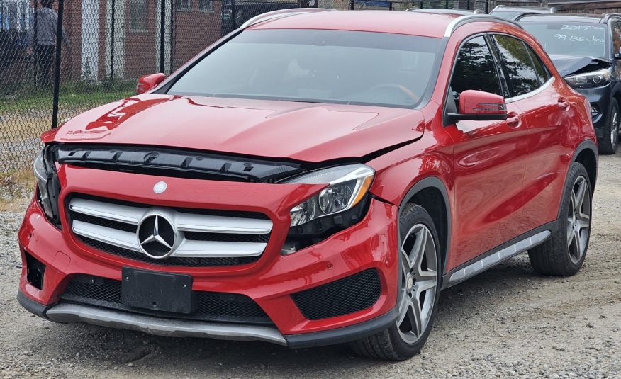 2015 Mercedes Benz GLA 250                 $10,800