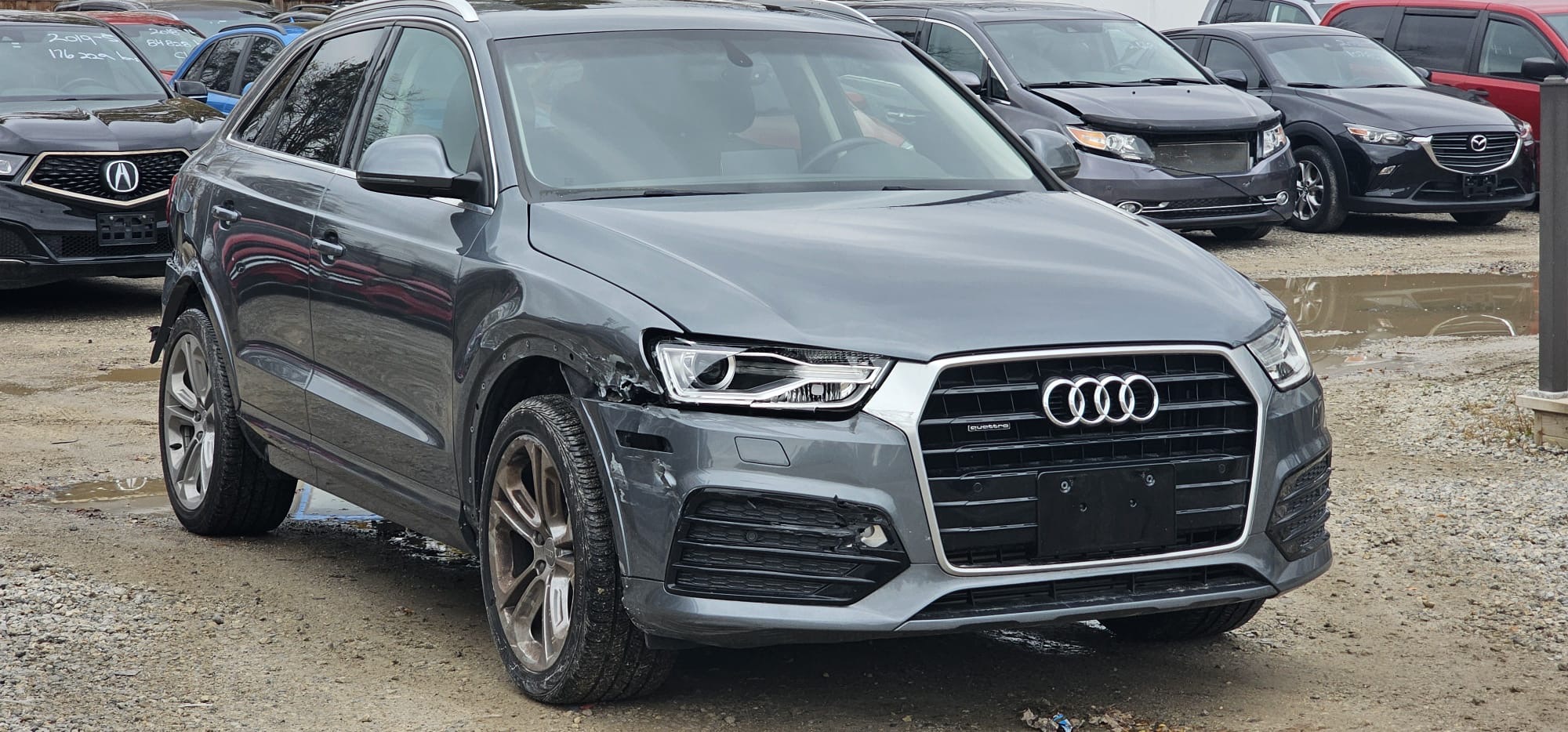 2018 Audi Q3.                                                                      $10,300