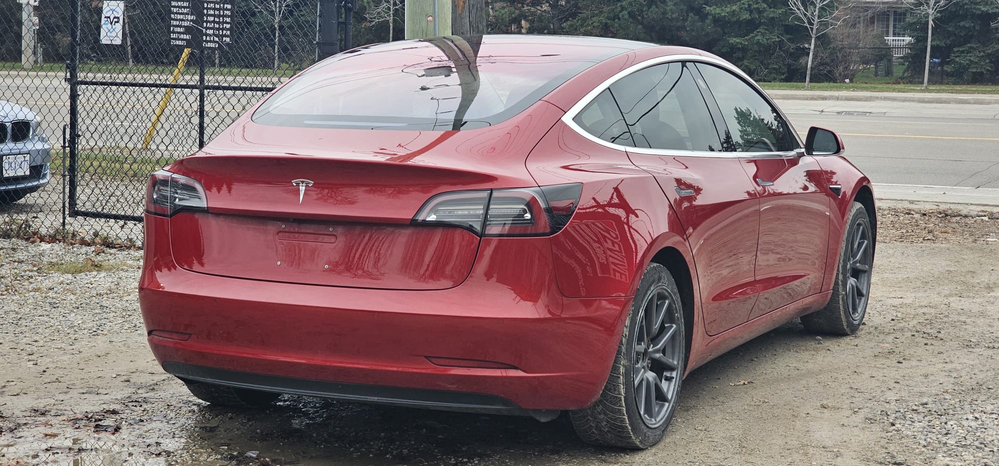 2018 Tesla Model 3.                                                                       $12,300