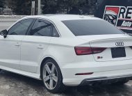 2018 Audi S3.                                                                       $15,500