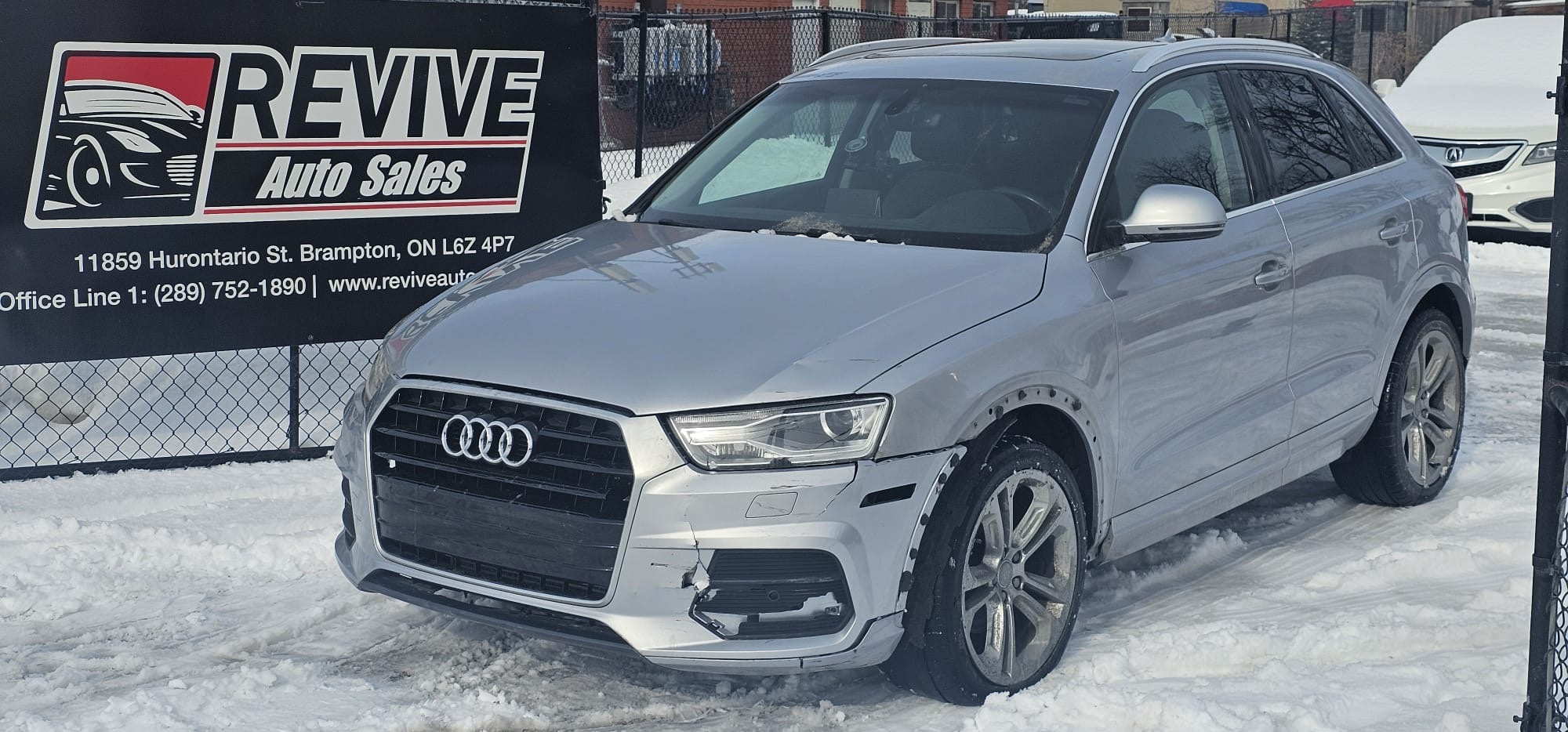 2017 Audi Q3.                                                                        $10,900