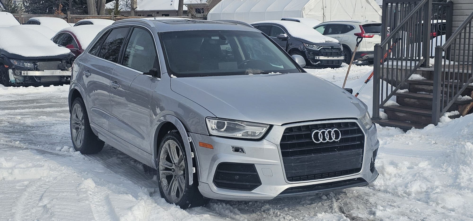 2017 Audi Q3.                                                                        $10,900