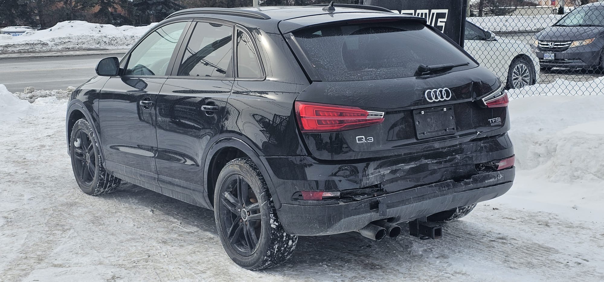 2018 Audi Q3.                                                                       $10,700