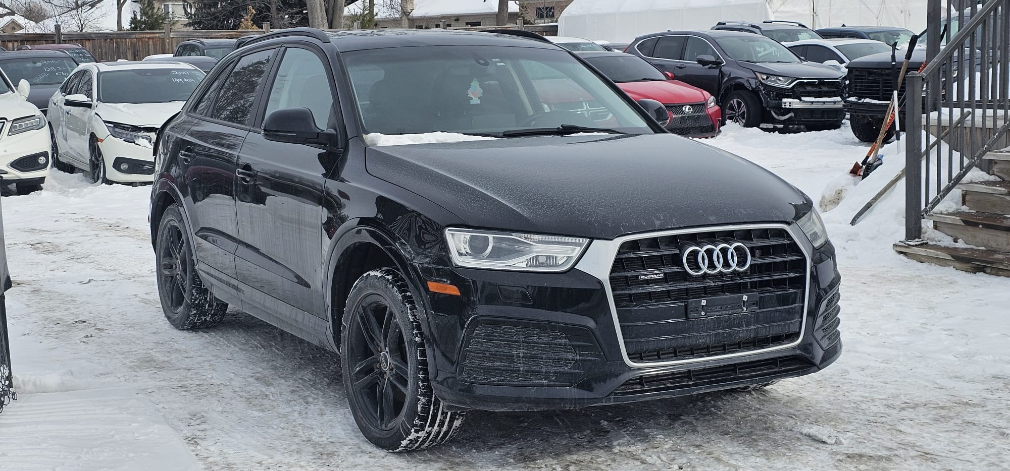 2018 Audi Q3.                                                                       $10,700