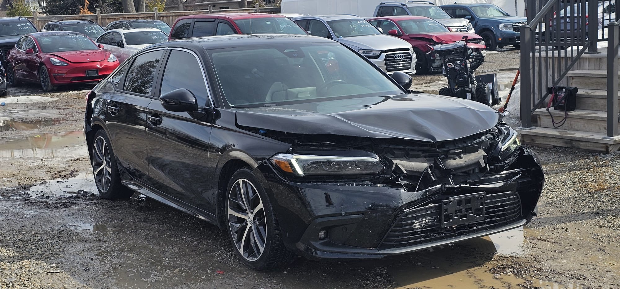 2022 Honda Civic Touring.                                                                        $13,200